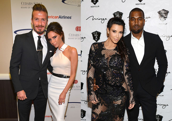 Kanye West se metamorfozeaza in Victoria Beckham