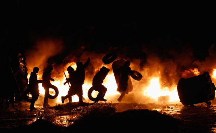 Lupte de gherila la Kiev