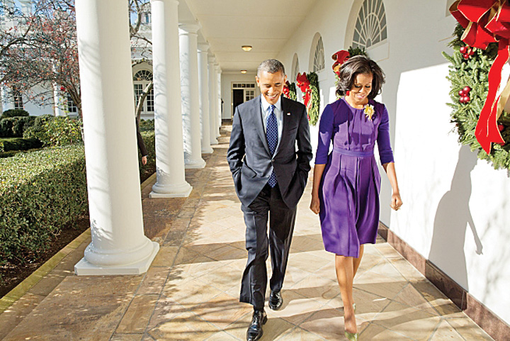 Michelle Obama, singura de ziua ei