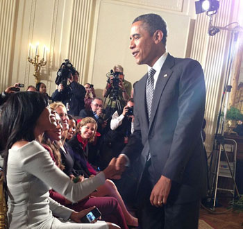 Gabrielle-Union-President-Obama - Ziarul National