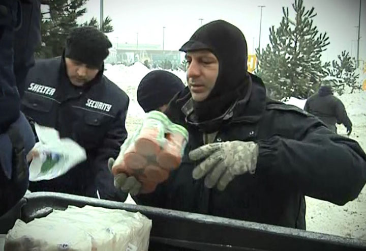 Christian Sabbagh, alaturi de sinistratii din Buzau