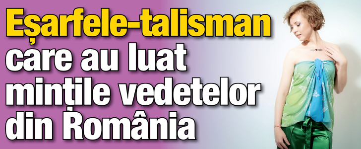 Esarfele-talisman care au luat mintile vedetelor din Romania
