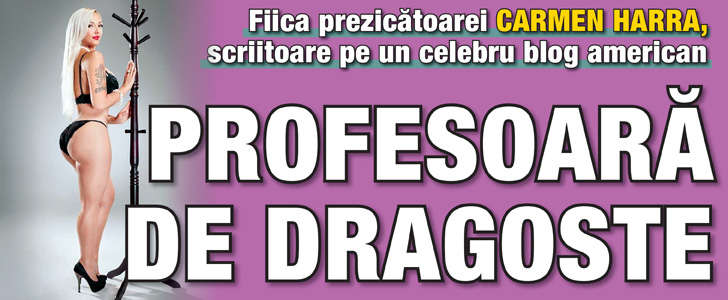 Alexandra Harra s-a facut profesoara de dragoste