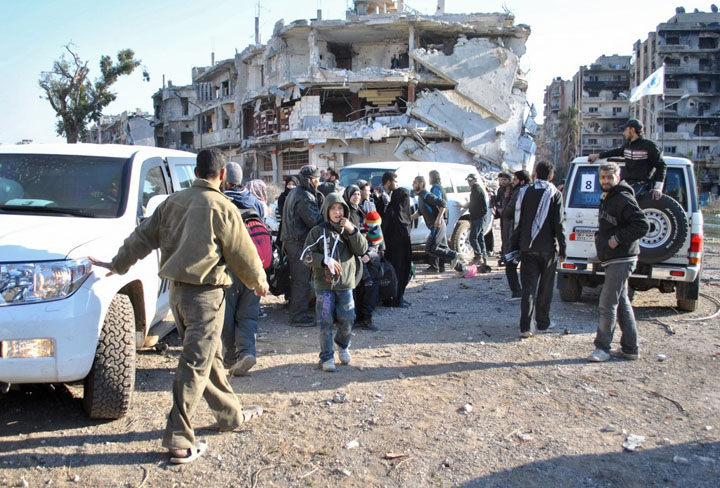 evacuare Homs - Ziarul National