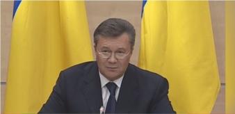 Ianukovici, prima aparitie publica dupa ce a fugit din Ucraina!