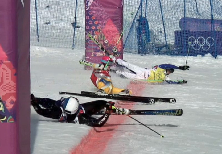Sportivii valorosi cad secerati pe linia de sosire, nu imediat dupa start!