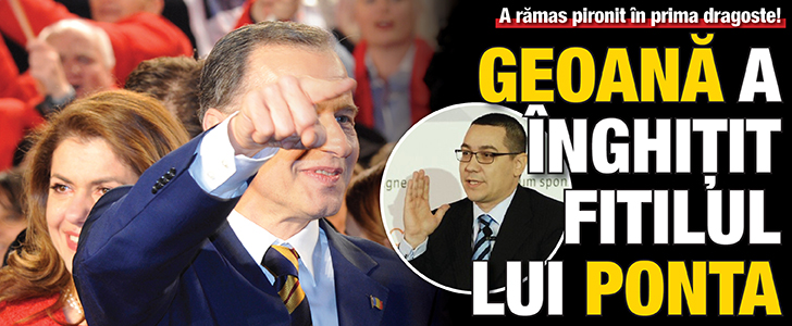 Geoana a inghitit fitilul lui Ponta