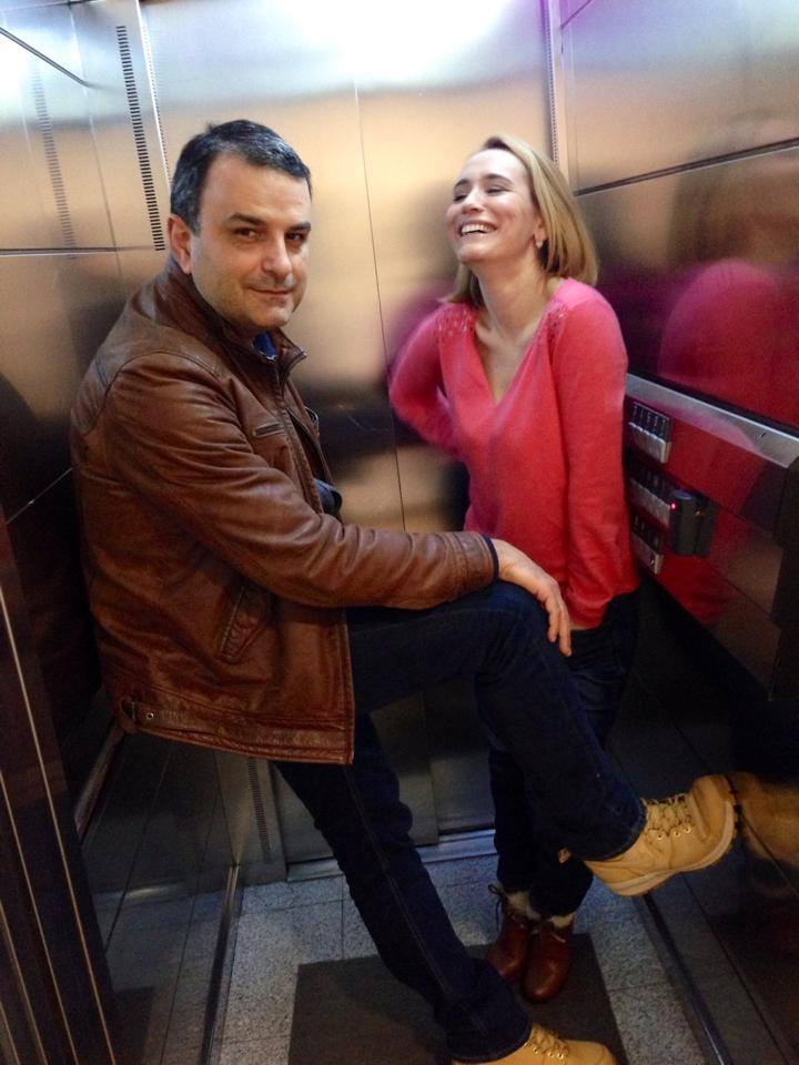 Andreea Esca, blocata in lift de un coleg: S-a bagat si el in seama!