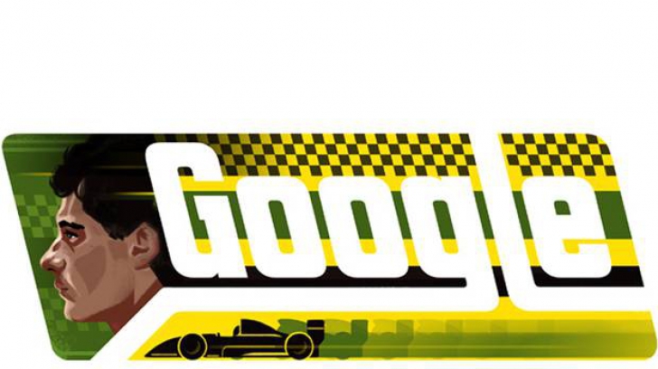Google! AYRTON SENNA, omagiat printr-un logo special, la 20 de ani de la moarte!