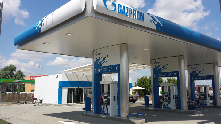 benzinarie Gazprom - Ziarul National