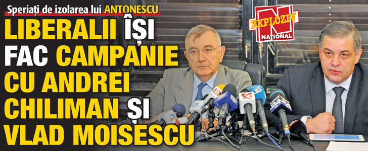 Liberalii isi fac campanie cu Andrei Chiliman si Vlad Moisescu
