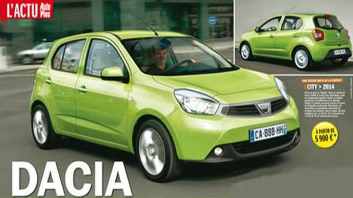 Dacia Mini in format Renault Twingo