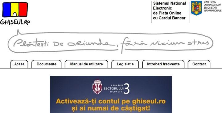 Cum va platiti taxele si impozitele online