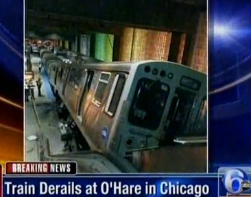 Accident cu 30 de raniti la un cunoscut aeroport american. Un tren a deraiat, ajungand pe o scara rulanta! (VIDEO)