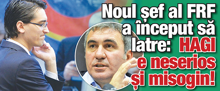 Razvan Burleanu: Hagi este neserios si misogin