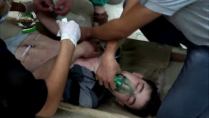 Syrian chemical attack victim - Ziarul National