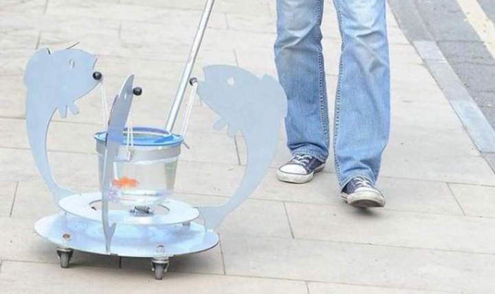 A inventat caruciorul pentru pesti