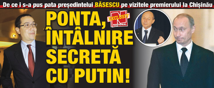 Ponta, intalnire secreta cu Putin!