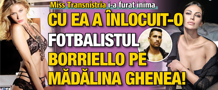 Cu ea a inlocuit-o fotbalistul Marco Borriello pe Madalina Ghenea!