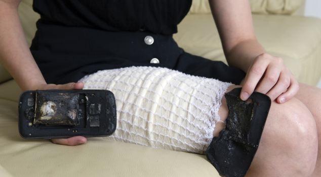 O fetita a fost ranita, dupa ce i-a explodat smartphone-ul in buzunar