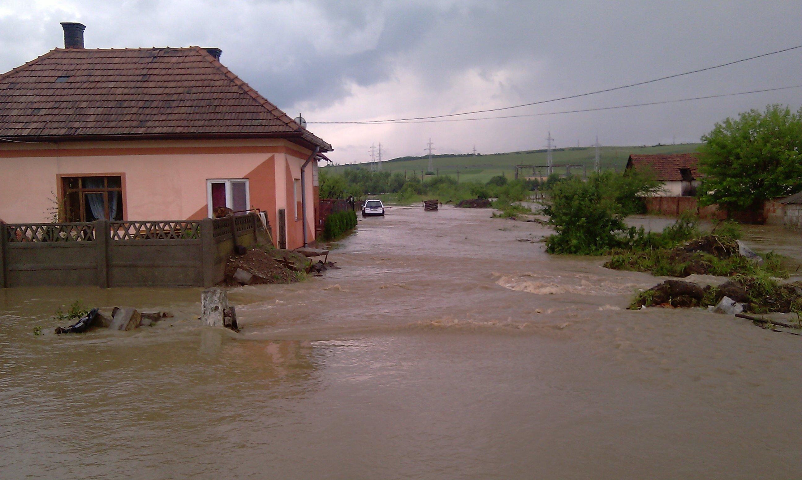 COD PORTOCALIU: Pericol de INUNDATII in opt judete