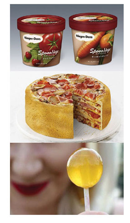 Ce mai mancam: inghetata de legume, tort de pizza si acadele cu gust de bere
