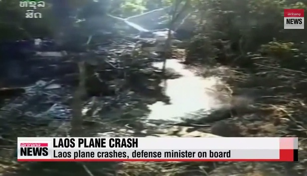 Ministrul Apararii si alti inalti oficiali din Laos, victime ale unui accident aviatic (VIDEO)
