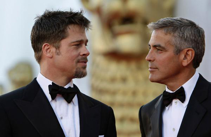brad_pitt_and_george_clooney - Ziarul National