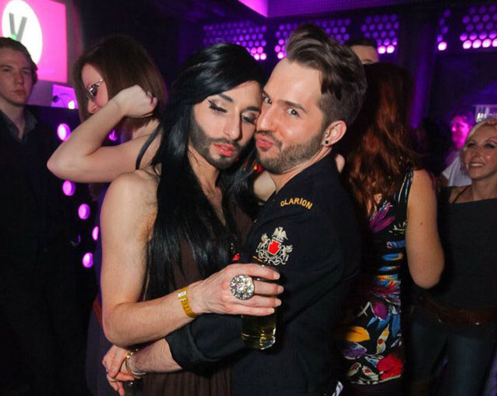 conchita wurst si sotul - Ziarul National