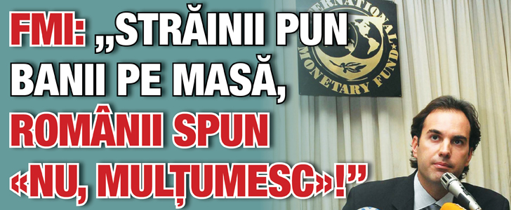 FMI: „Strainii pun banii pe masa, romanii spun «nu, multumesc»!”