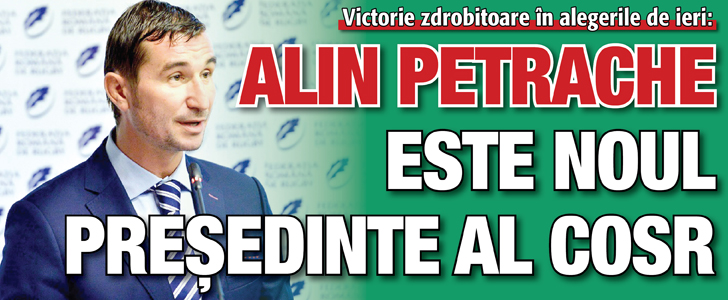 Alin Petrache este noul presedinte al COSR