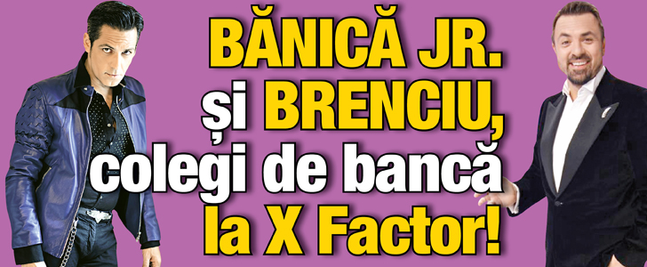 Stefan Banica si Horia Brenciu, colegi de banca la X Factor!