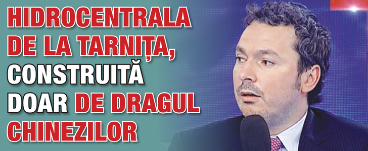 Hidrocentrala de la Tarnita, construita doar de dragul chinezilor