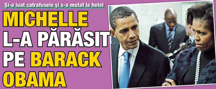 Michelle l-a parasit pe Barack Obama