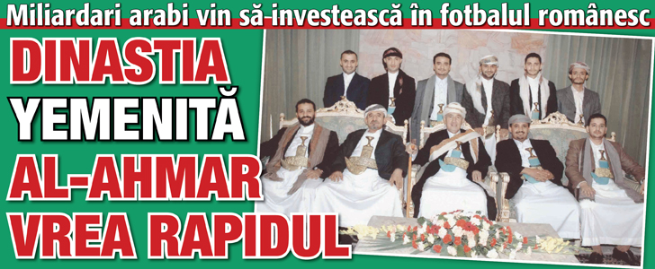 Dinastia yemenita Al-Ahmar vrea Rapidul