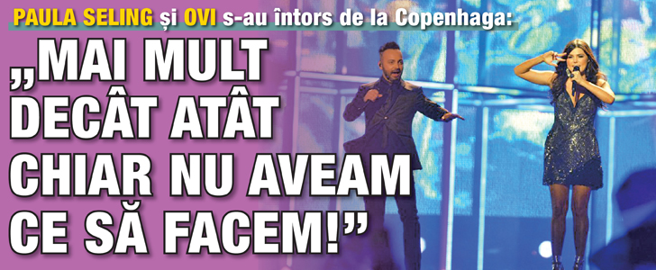 Paula Seling si Ovi: “Mai mult decat atat chiar nu aveam ce sa facem!”