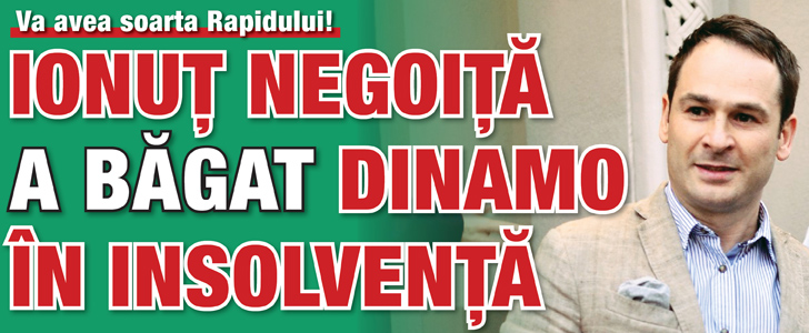 Negoita a bagat Dinamo in insolventa