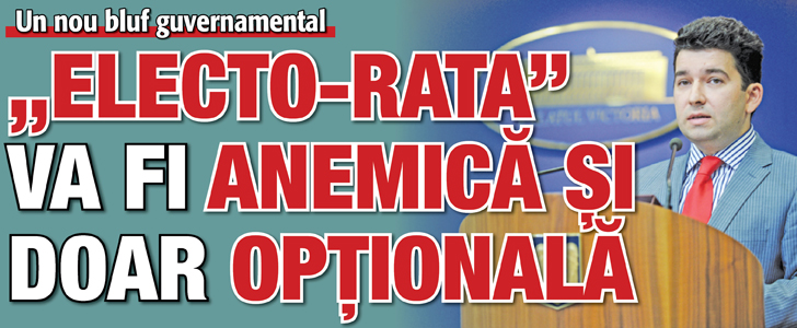 „Electo-rata” va fi anemica si doar optionala