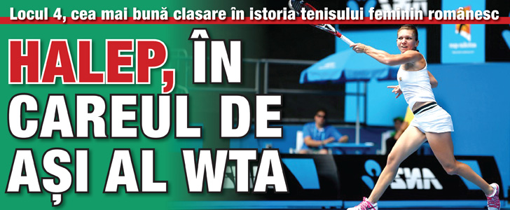 Halep, in careul de asi al WTA