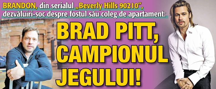 Brad Pitt, campionul jegului