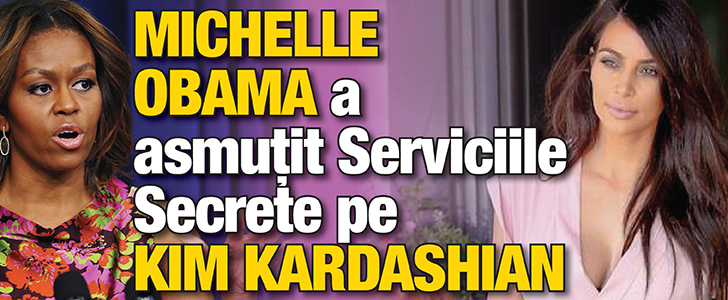 Michelle Obama a asmutit Serviciile Secrete pe Kim Kardashian