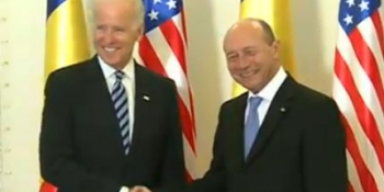Vicepresedintele SUA Joe Biden s-a intalnit cu Traian Basescu, la Palatul Cotroceni