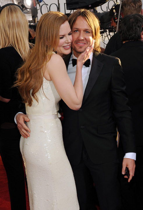 Nicole Kidman and Keith Urban arrive at the 68th annual Golden Globe Awards in Beverly Hills, California - Ziarul National