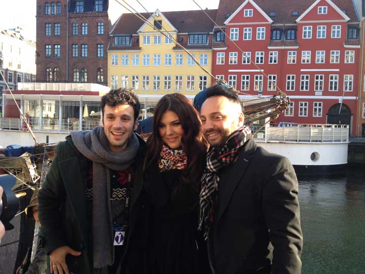 Paula si Ovi, concert pe strada la Eurovision Copenhaga