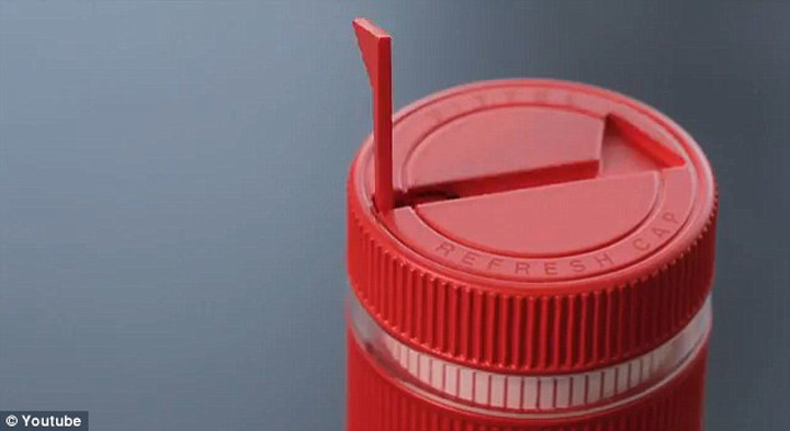 Vittel a creat capacul care te anunta ca e momentul sa bei iarasi din apa lor scumpa!