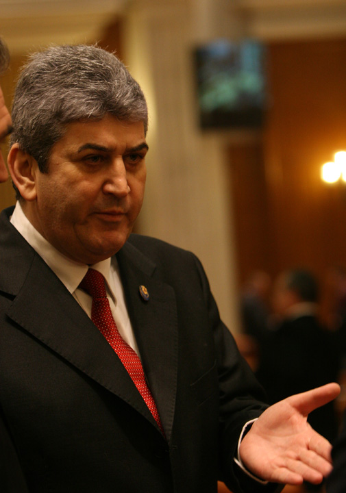 Gabriel Oprea a ajuns la Palatul Victoria