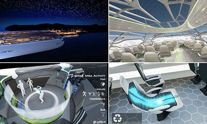 Un proiect SF de la Airbus. In 2015 vom zbura cu mall-ul!