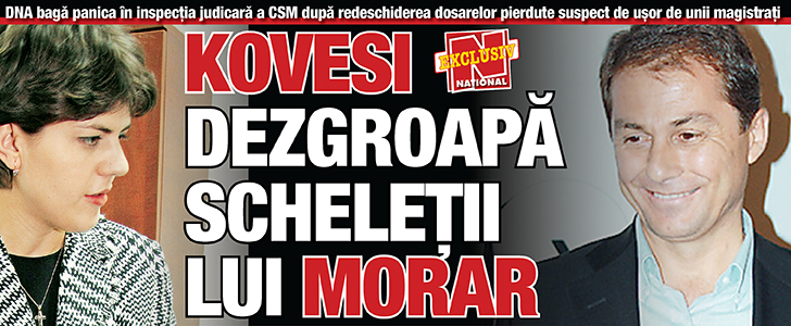 Kovesi dezgroapa scheletii lui Morar