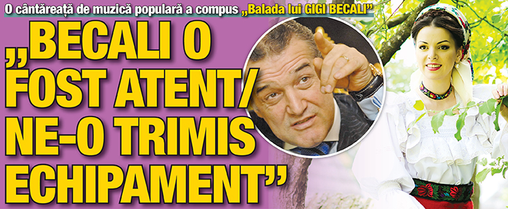 “Becali o fost atent/Ne-o trimis echipament”
