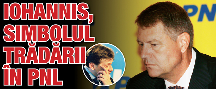 Iohannis, simbolul tradarii in PNL